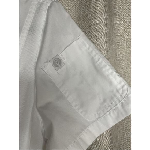 Chef Works Women's Springfield White Chef Coat, Great Used Condition -Sz Small - Picture 3 of 10